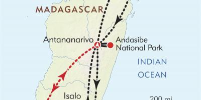 Antananarivo Madagascar carte