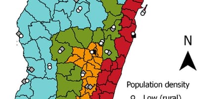 Le paludisme à Madagascar carte